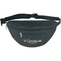 Poly Two Zipper Fanny Pack